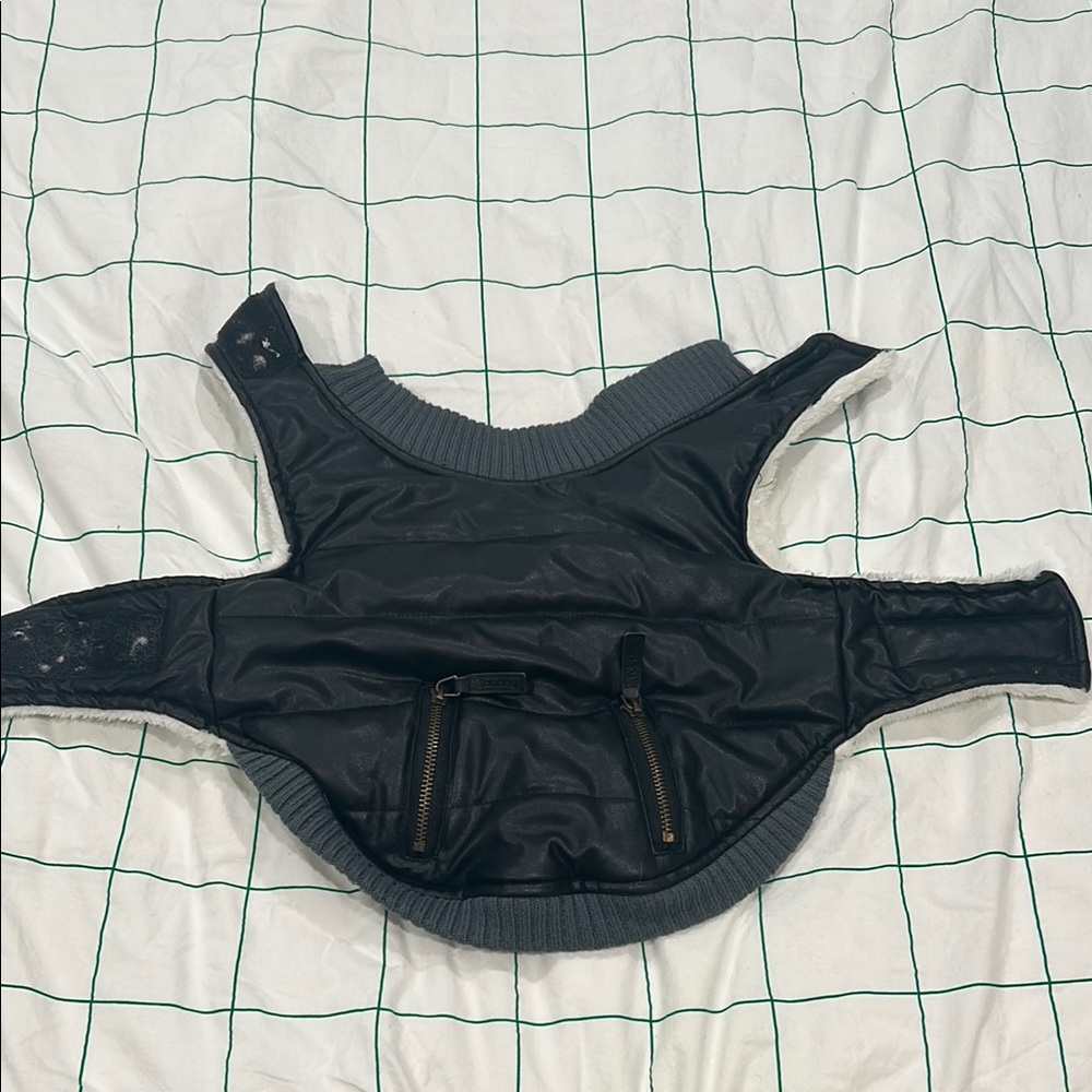 Stylish Black Dog Jacket